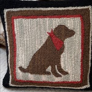 Chocolate lab pillow cover